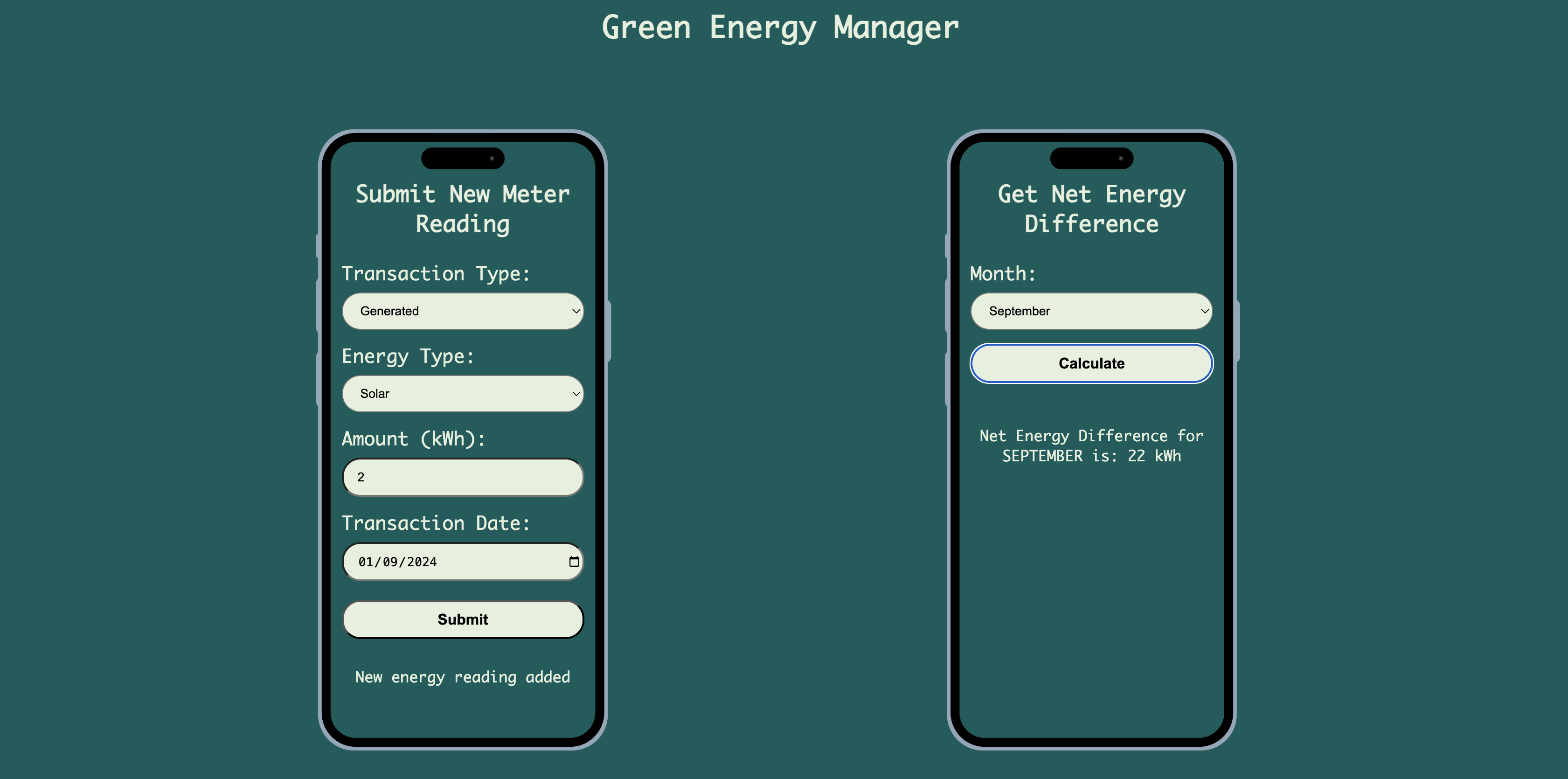 Green Energy Manager